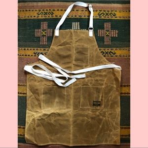 Waxed Canvas Apron - Tan